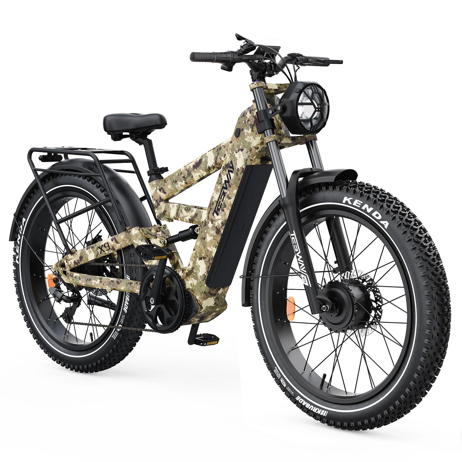 TESWAY X9 AWD - 4000W Dual Motors Electric Mountain Bike