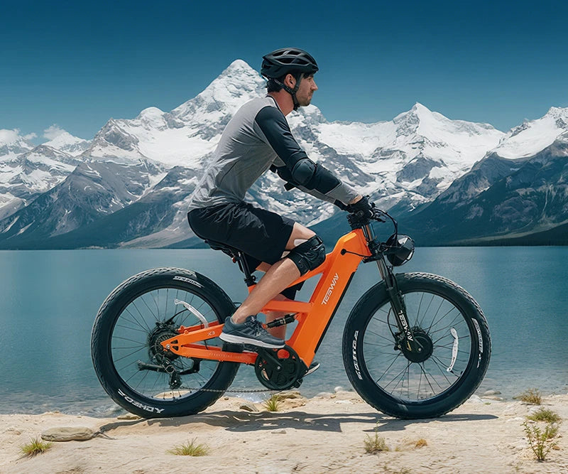 TESWAY X9 AWD - 4000W Dual Motors Electric Mountain Bike