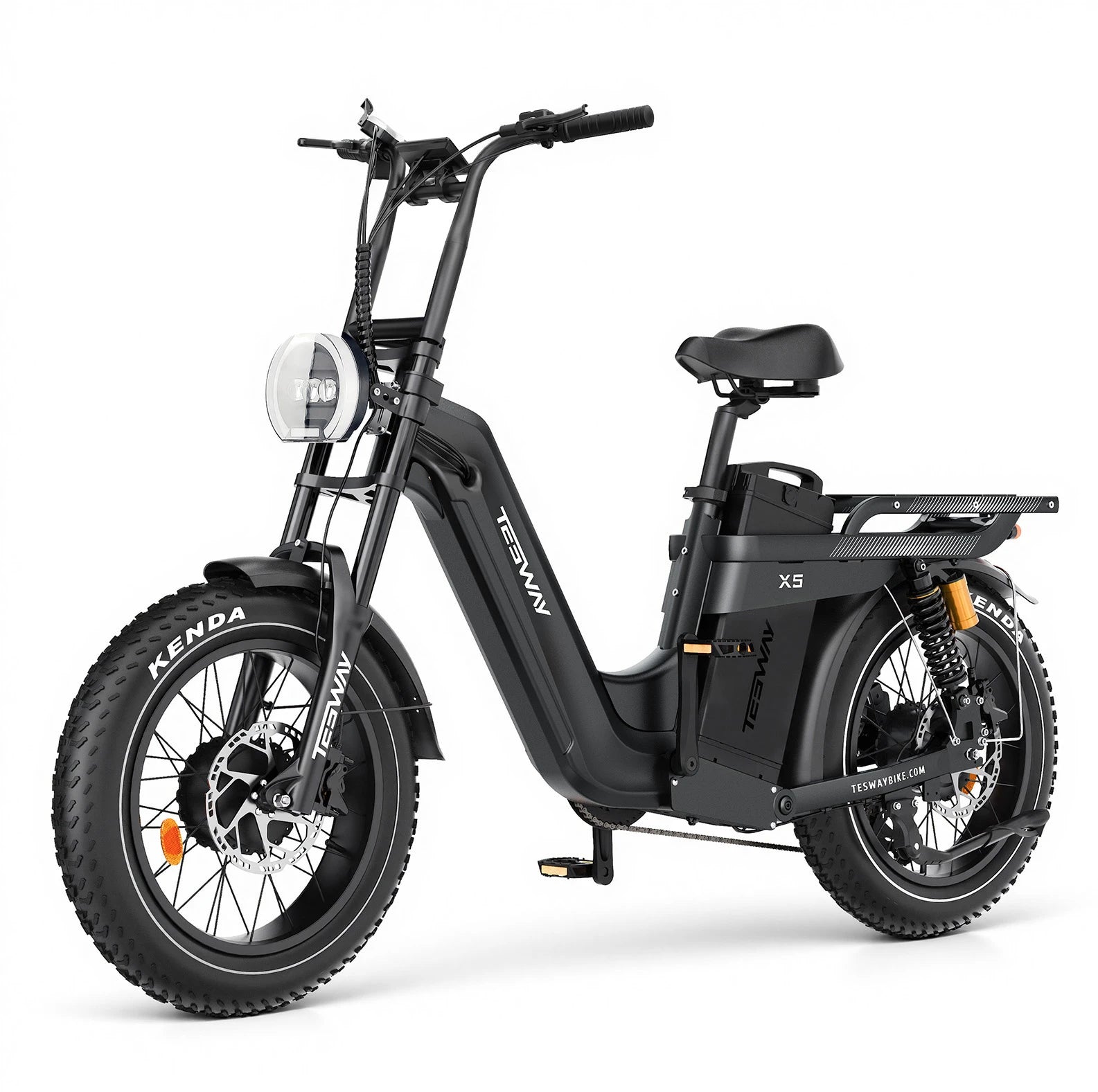 TESWAY X5 AWD Step-Thru EBike – Easy Mount 3600W Dual Motor – Tesway EU