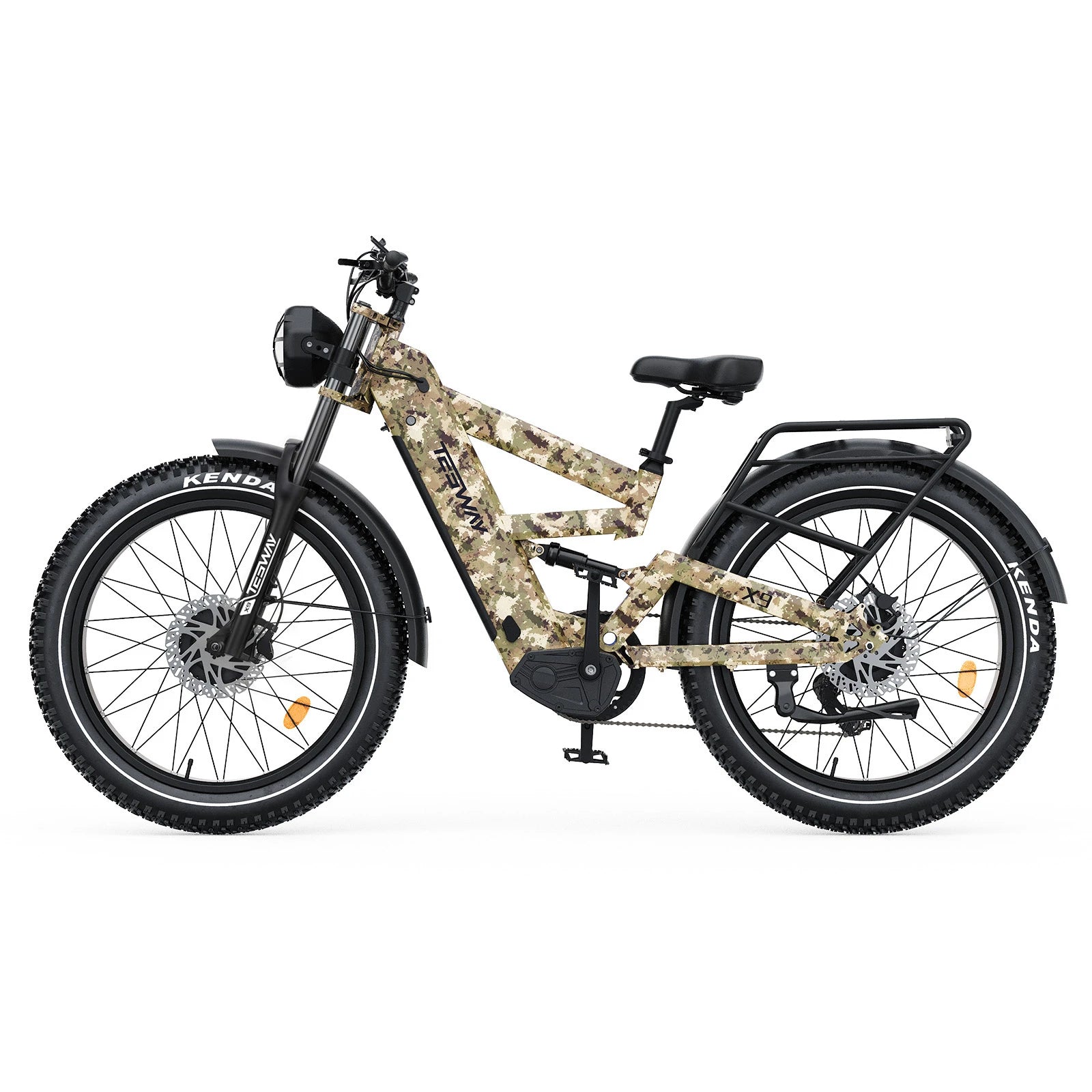 TESWAY X9 AWD - 4000W Dual Motors Electric Mountain Bike