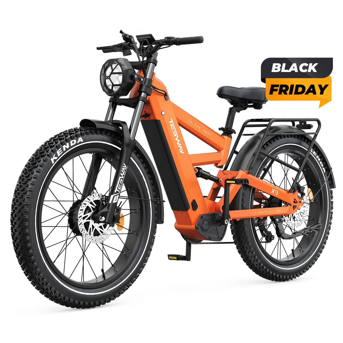TESWAY X9 Ultra 60V E-MTB met dubbele motor
