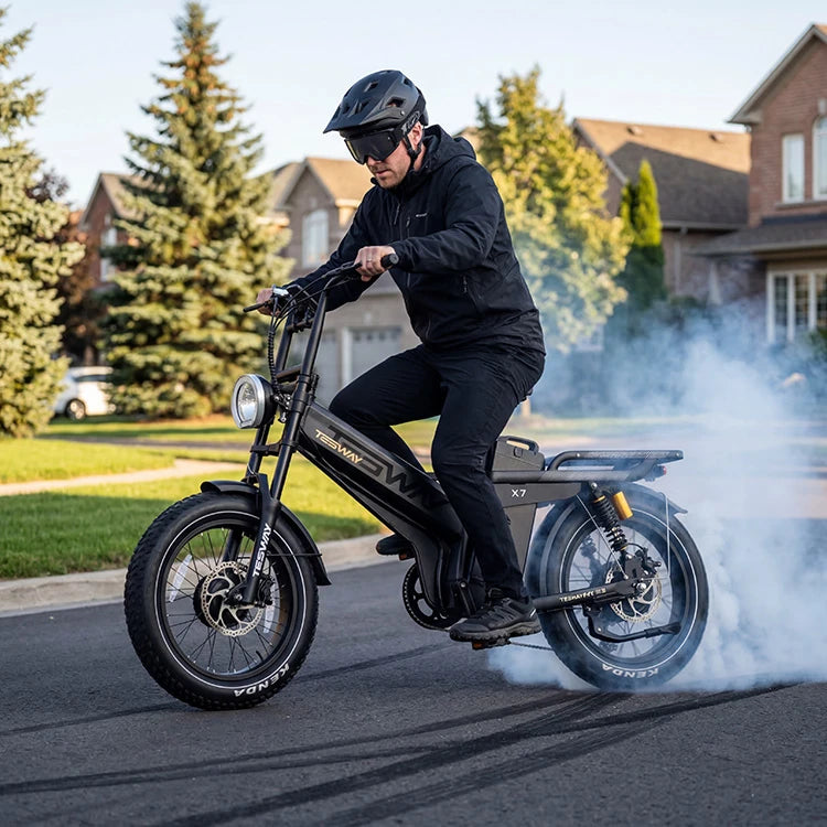 TESWAY X7 AWD – Ροπή διπλού κινητήρα 3600W 200NM