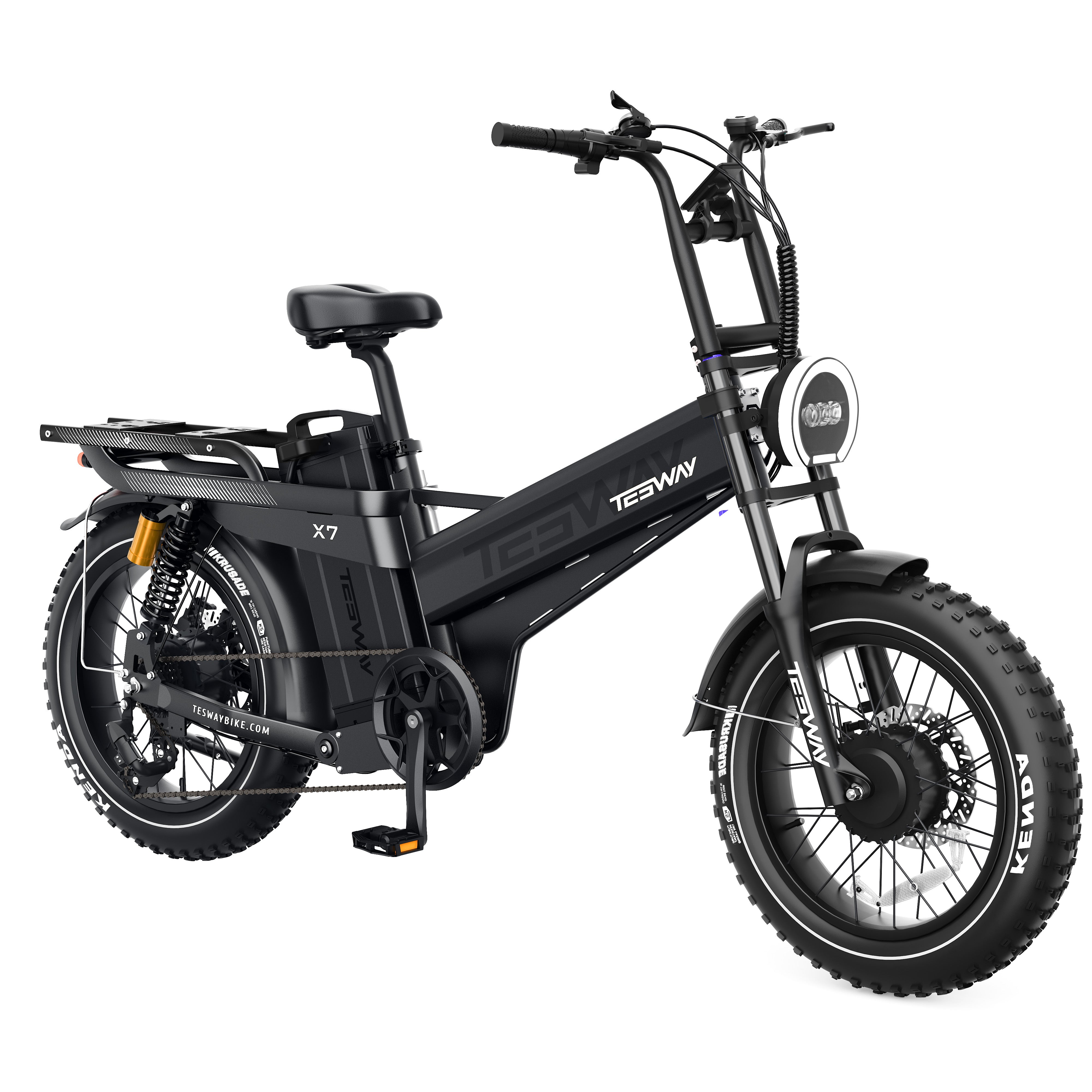 TESWAY X7 AWD Ebike 3000W Dual Motor, 60Ah Battery, 320KM Range