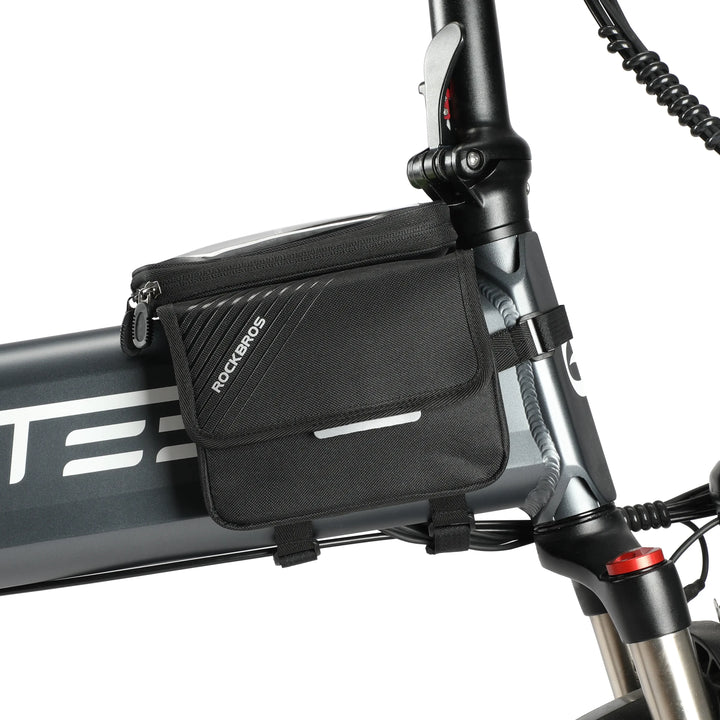 ROCKBROS Top Tube Bike Bag With Phone Case Holder