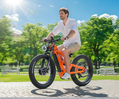 TESWAY X9 AWD - 4000W Dual Motors Electric Mountain Bike