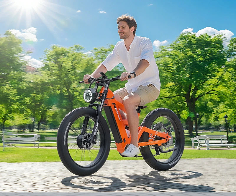 TESWAY X9 AWD - 4000W Dual Motors Electric Mountain Bike