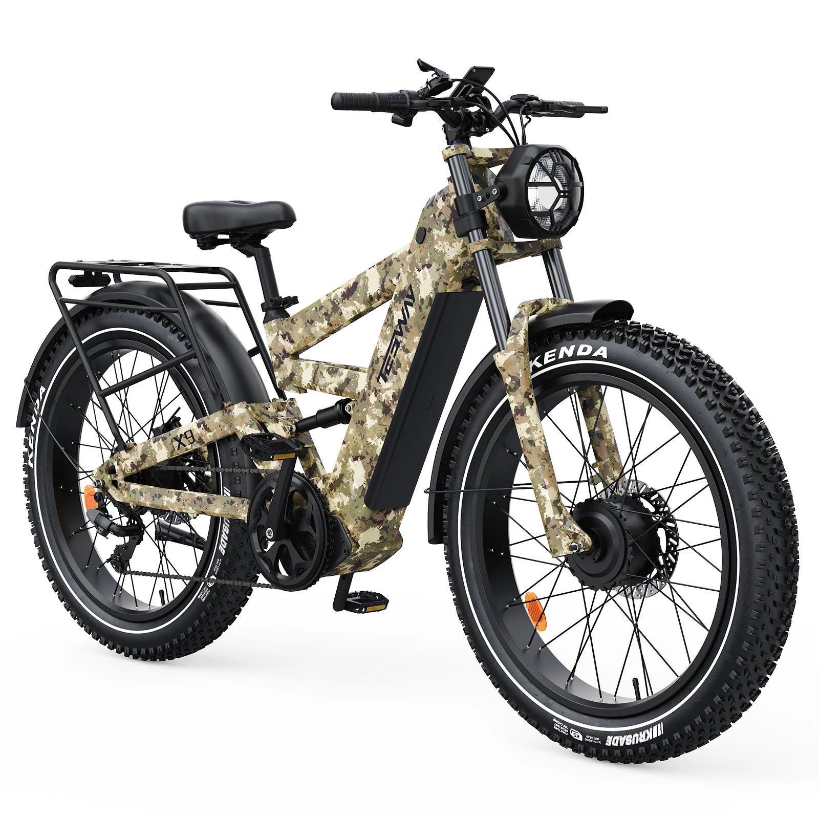 TESWAY X9 AWD - 4000W Dual Motors Electric Mountain Bike