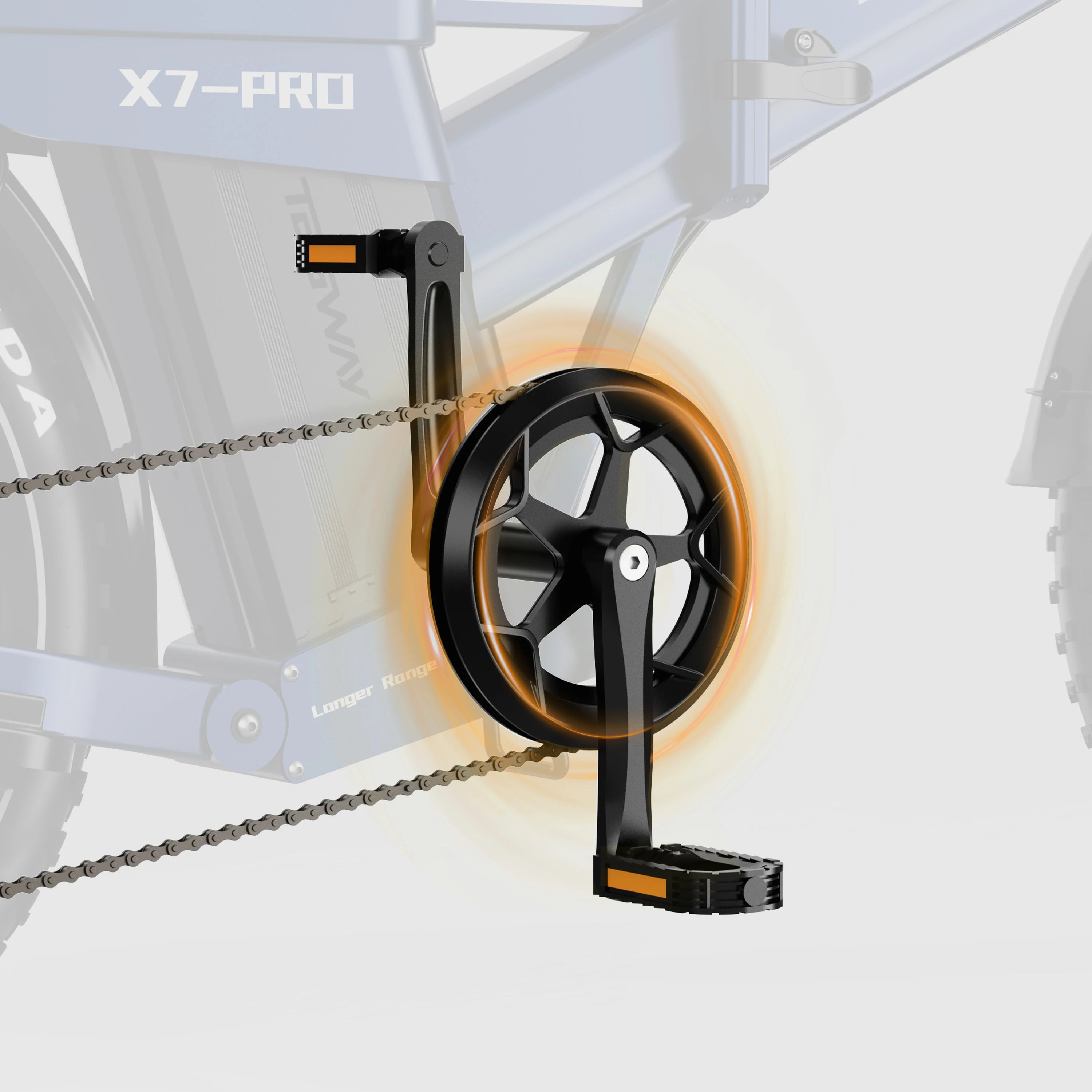 52T Plastic Double Chain Cover Gear Plate