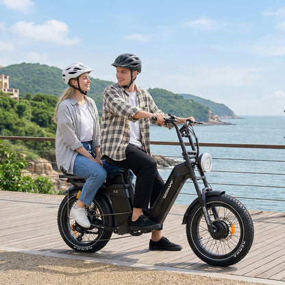 TESWAY X5 AWD Step-Thru EBike – Easy Mount 3600W Dual Motor