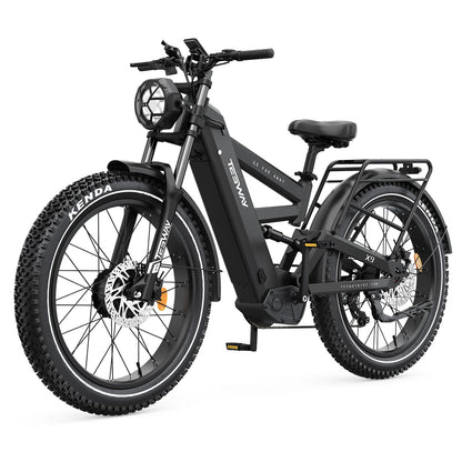 TESWAY X9 AWD with Rear Rack - 4000W Dual Motors Electric Mountain Bike