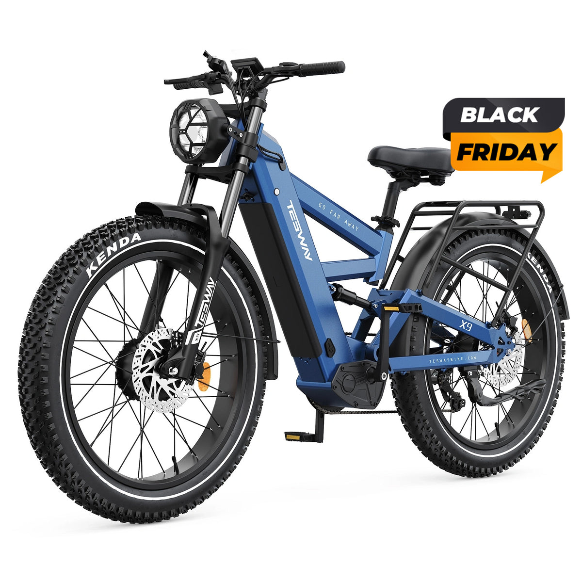 TESWAY X9 Ultra 60V E-MTB met dubbele motor