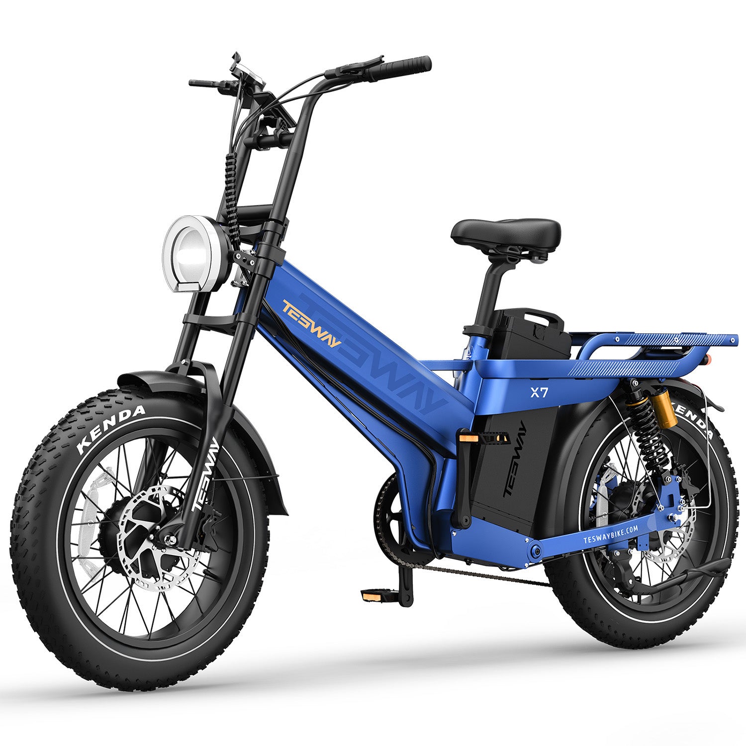 TESWAY X7 AWD Ebike - 3000W Dual Motor, 60Ah Battery, 320KM Range